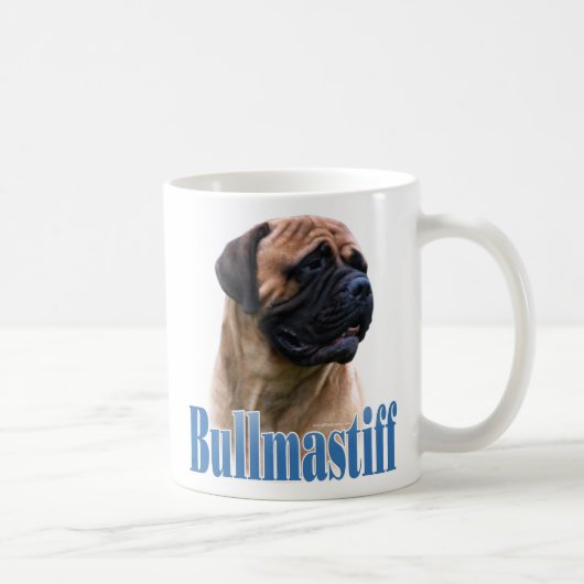 Bullmastiff (rot) Name Kaffeetasse (Rechts)