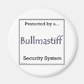 Bullmastiff Security System - Magnet (Vorne)