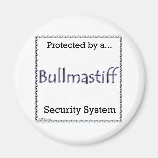 Bullmastiff Security System - Magnet (Vorne)