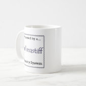 Bullmastiff-Sicherheitssystem Kaffeetasse (Vorderseite Links)