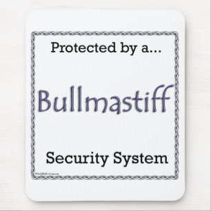 Bullmastiff-Sicherheitssystem Mousepad