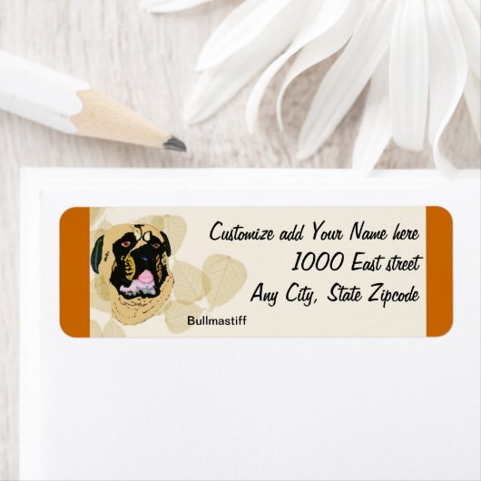 Bullmastiff Tan Blätter (Insitu)