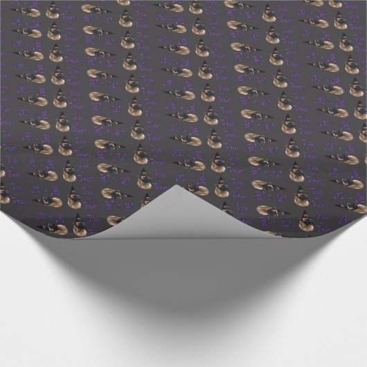 Bullmastiff Trick Geschenkpapier (Ecke)