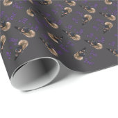 Bullmastiff Trick Geschenkpapier (Rolleneckpunkt)
