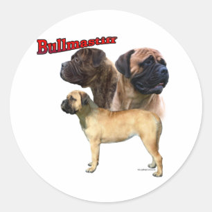 Bullmastiff Trio 2 - Aufkleber