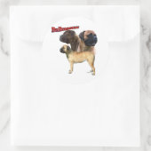 Bullmastiff Trio 2 - Aufkleber (Tasche)