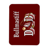 Bullmastiff Vater Magnet (Vertikal)