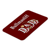 Bullmastiff Vater Magnet (Linke Seite)