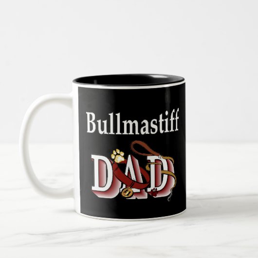 Bullmastiff Vater Tasse (Links)