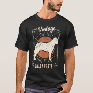 Bullmastiff Vintag Retro Classic Hund Liebe 1 T-Shirt