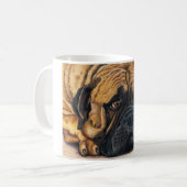 Bullmastiff Wart - Hundebüt Art Kaffeetasse (Vorderseite Links)