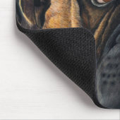 Bullmastiff Wart - Hundebüt Art Mousepad (Ecke)