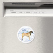 Bullmastiff Weihnachten Magnet (In Situ (Geschirrspüler))