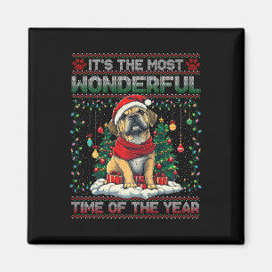 Bullmastiff Weihnachtsbaum Dekorationen Hund Lover Magnet