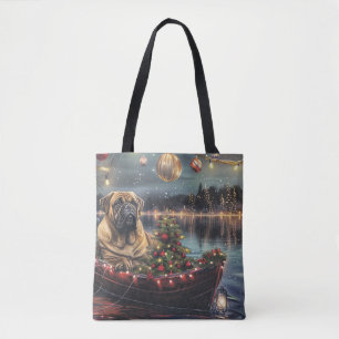 Bullmastiff-Weihnachtsfestreise Tasche