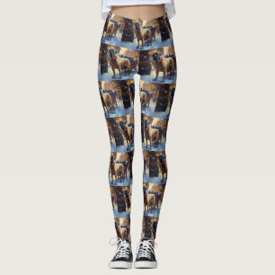 Bullmastiff Weihnachtsfestzeit Leggings