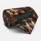 Bullmastiff Welpe Autumn Delight Pumpen Krawatte (Gerollt)