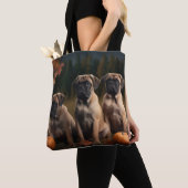 Bullmastiff Welpe Autumn Delight Pumpen Tasche (Von Nahem)