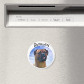 Bullmastiff Wolken Magnet (In Situ (Geschirrspüler))