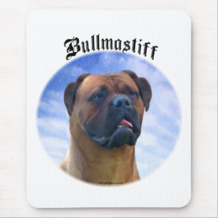 Bullmastiff Wolken Mousepad