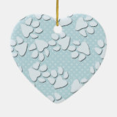 Bullmastiffs Felsen!! - Brindle Gesicht Keramikornament (Hinten)