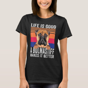 Bullmastiffs macht dein Leben gut Vintage T-Shirt