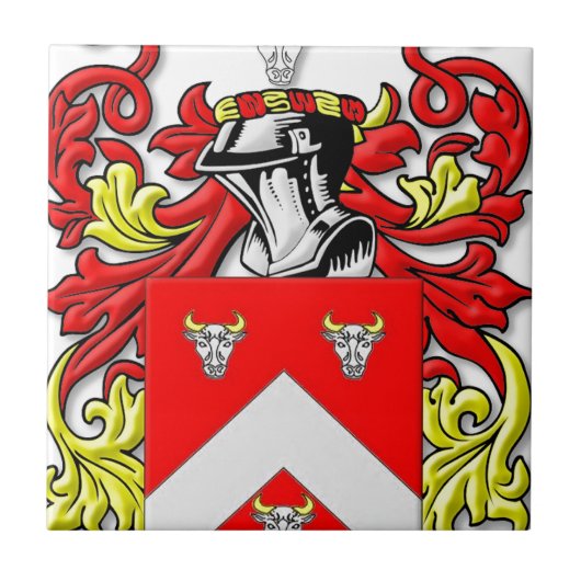 Bullock-Wappen Fliese (Vorderseite)