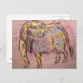 Bullpamplona Postkarte (Vorne/Hinten)