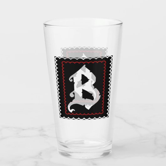 Bullpew-Block solo initial Glas (Rückseite)