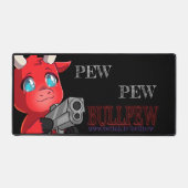 Bullpew Pew Schreibtischunterlage (Vorderseite)