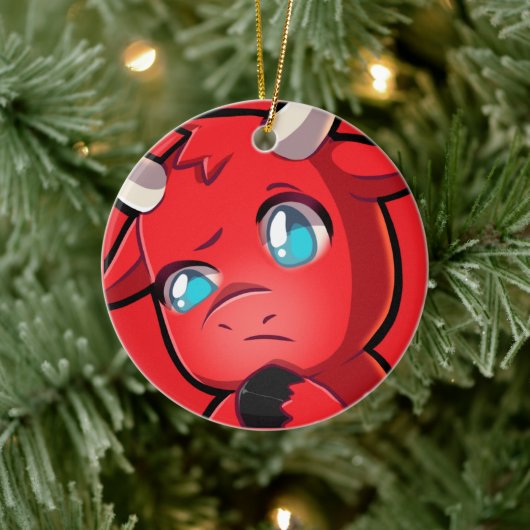 Bullpew-Sus Keramik Ornament (Baum)