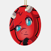 Bullpew-Sus Keramik Ornament (Rechts)