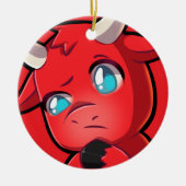Bullpew-Sus Keramik Ornament (Vorne)