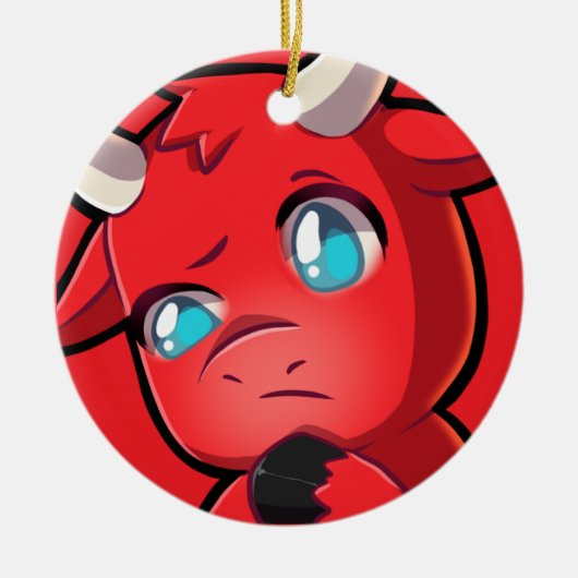 Bullpew-Sus Keramik Ornament (Vorne)