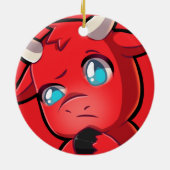 Bullpew-Sus Keramik Ornament (Hinten)