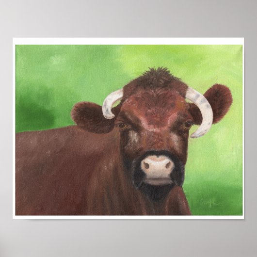 Bullprint 11"x14" poster (Vorne)