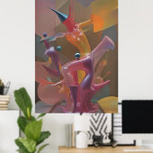 Bullrider - Ken Gage Art Poster (Heimbüro)