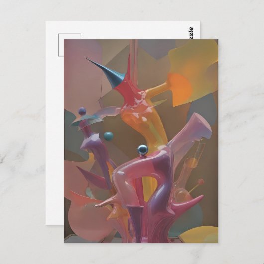 Bullrider - Ken Gage Art Postkarte (Vorne/Hinten)