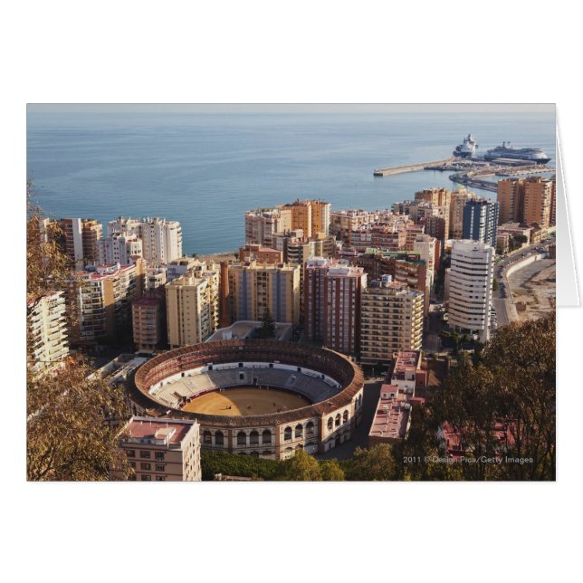 Bullring La Malagueta und Hafen (Vorderseite (Horizontal))
