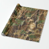 Bullrush Camouflage Camouflage Jagd Gemustert Geschenkpapier (Ungerollt)