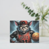 Bulls -4 postkarte (Stehend Vorderseite)