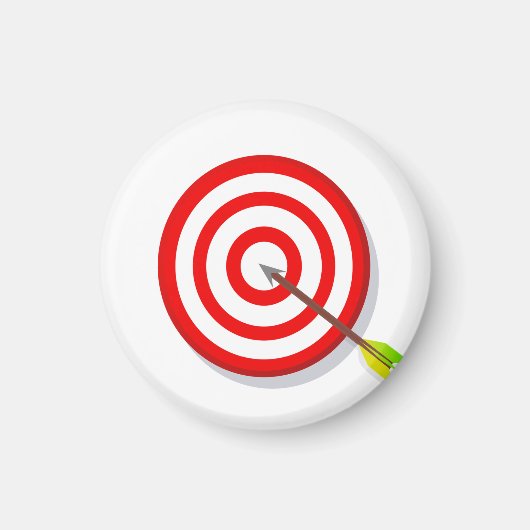 Bull's Eye Dart Board Magnet (Vorne)