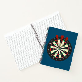 Bulls Eye Dart Board Notizblock