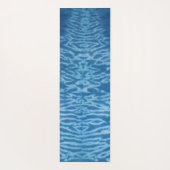 Bulls Eye Gefärbte Krawatte Yogamatte (Rückseite)