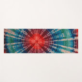 Bulls Eye Gefärbte Krawatte Yogamatte (Vorderseite (Horizontal))