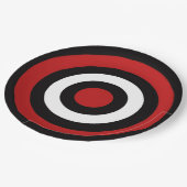 Bull's Eye Pappteller (Schrägansicht)