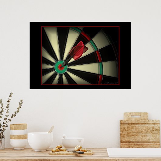 Bull's Eye Poster (Küche)