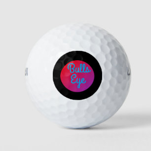 Bulls Eye Text >Golfbälle Golfball