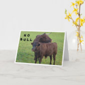 BULLS SAGEN *KEINE BULL* SIE KÖNNEN NICHT **40** S KARTE (Gelbe Blume)