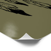 Bullschädel Poster (Ecke)